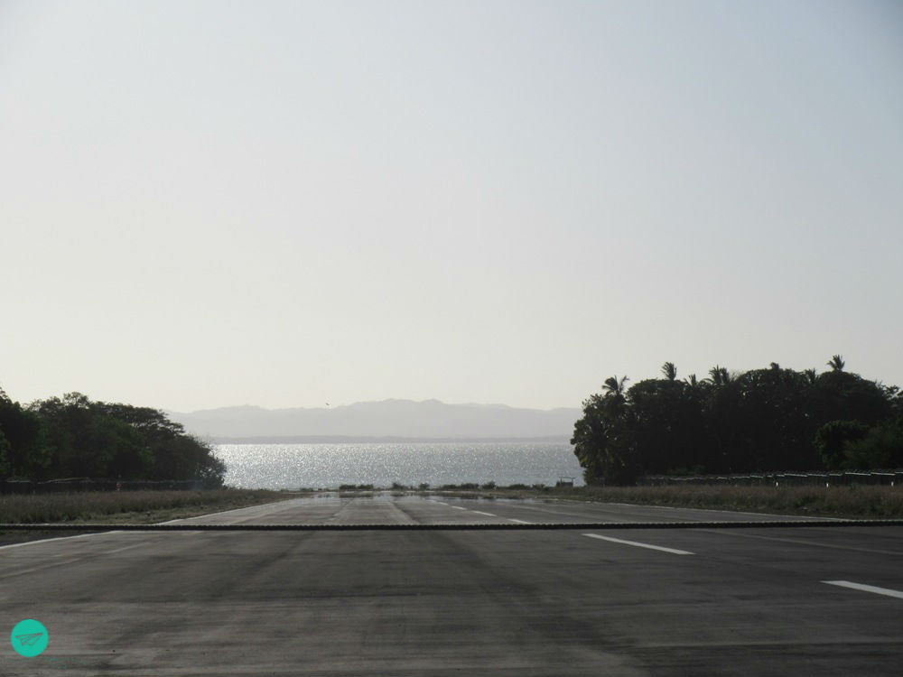 crossing the runway