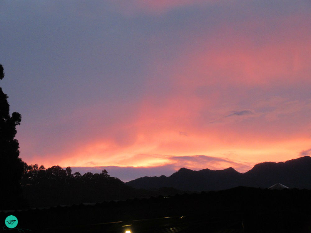 sunset region of Boquete