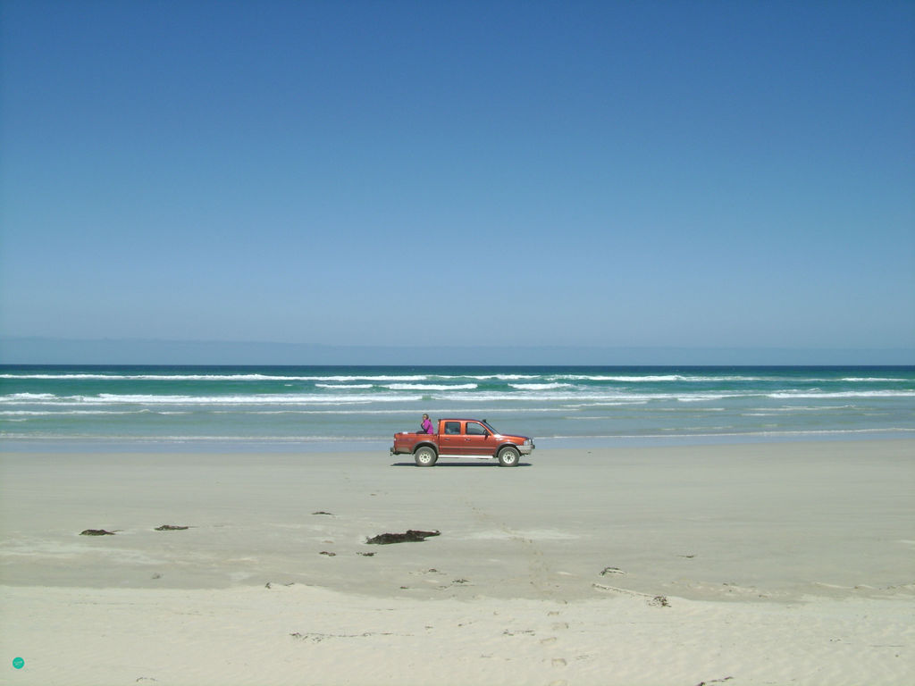 Me in a car at Limestone coast in Australia