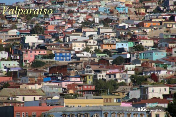 One of the colourful hills of Valparaiso